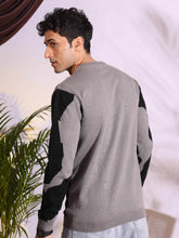 Revolution Unstoppable Black and Grey Pure Cotton Knitted T-Shirt